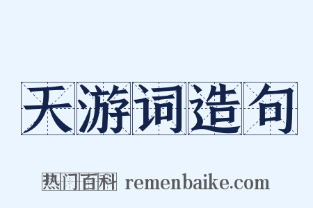 天游词造句是什么意思的图片